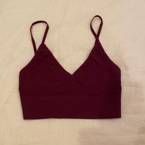 Emma and Sam maroon tank top